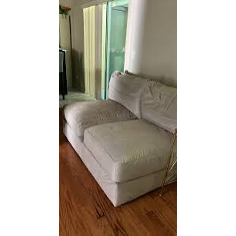 Lovesac Reversible Swiss Diamond Phur Cream Sectional Sofa covers CSTM BUNDLE - Picture 9 of 11